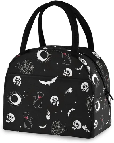 Vista 13 de Bolsa de almuerzo Axolotl para mujeres, hombres y niños, lonchera aislada reutilizable para oficina, trabajo, escuela, picnic, caminata Reusable
