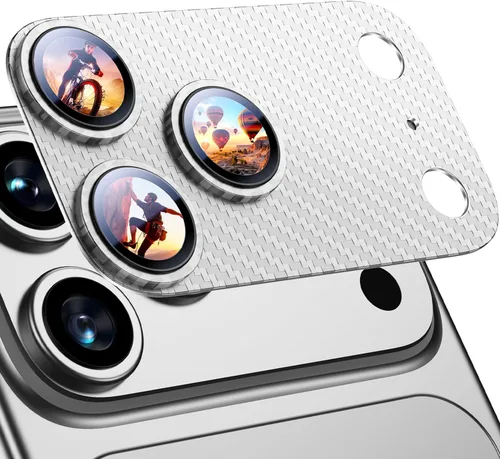 Vista 27 de Uyiton para iPhone 13 Pro/iPhone 13 Pro Max Protector de Lente de Cámara, [Fuerte Adhesión] [Protección contra Caídas] Cubierta de Cámara Posterior