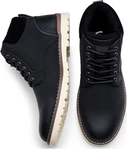 Vista 6 de Vostey - Botas de senderismo para hombre, de estilo casual, resistentes al agua, tipo chukka