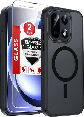 Vista 190 de LeYi Funda para teléfono Samsung-S23: protector de pantalla e imán MagSafe Púrpura