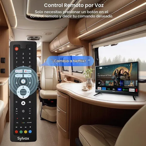 Vista 7 de SYLVOX TV RV de 32 pulgadas, TV de 12 V para autocaravana, 1080P Smart TVs