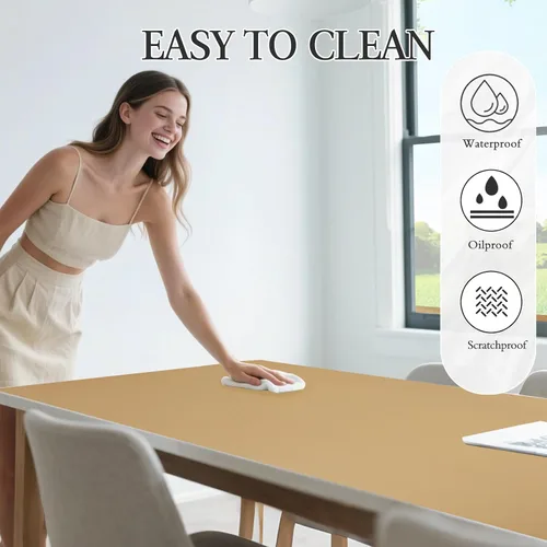 Vista 4 de Beautysaid Revestimiento de estante y cajón para armario de cocina, papel antideslizante no adhesivo, impermeable, lavable, grueso para tocador