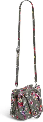 Vista 2 de Vera Bradley Women's Cotton Mini Multi-Compartment Crossbody Purse