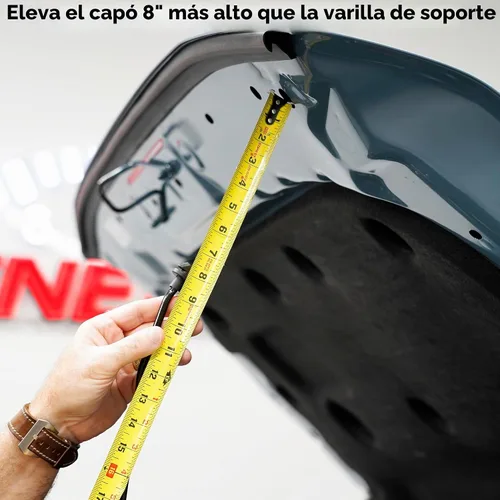 Vista 8 de Redline Tuning 21-11039-02 Sistema MaxLIFT Plus de capó compatible con Ford Bronco 2021+ (todos los componentes negros - sistema atornillado)