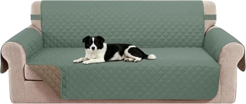 Vista 76 de Fundas para Silla Reclinable Reversibles Funda de Sofá para Mascotas Protector de Muebles Lazy Boy (Silla 23'', Beige/Beige)