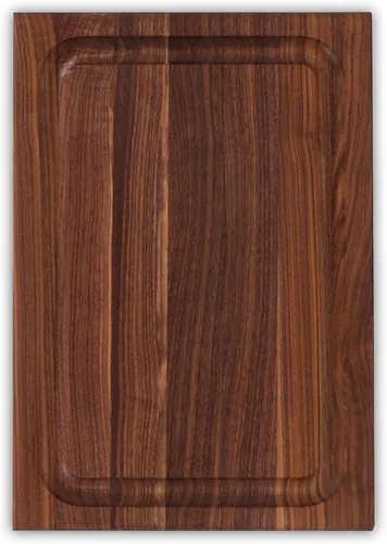 Vista 10 de John Boos BBQ Series Tabla de cortar rectangular de madera de nogal de 17 x 21 pulgadas - 1.5 pulgadas de grosor, bloque de carnicero reversible
