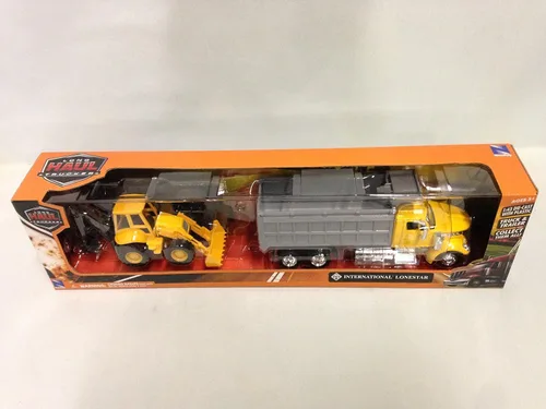 Vista 6 de Camión volquete Lonestar internacional a escala 1:43 con cargador de ruedas