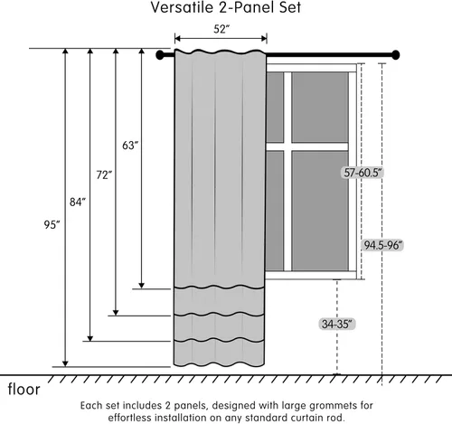 Vista 2 de SUBRTEX - Cortinas opacas de 52Wx63L, cortinas florales para oscurecer la habitación, cortinas de ventana aisladas térmicamente de 2 paneles