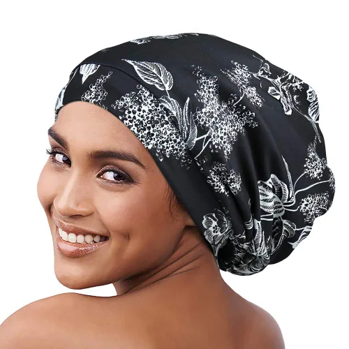 Vista 9 de Alnorm - Gorro con forro de satén y suave banda elástica para hombres y mujeres, talla única Se ajusta a la mayoría