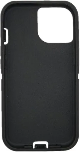 Vista 2 de Funda exterior de goma TPE de repuesto compatible con Otterbox Defender Series para iPhone 13, color negro