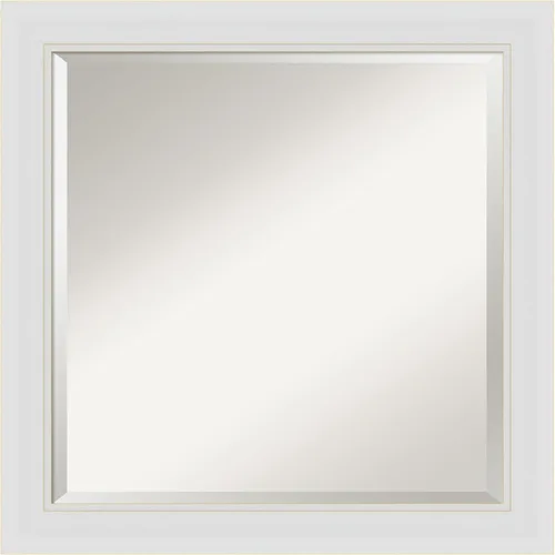 Vista 36 de Amanti Art - Espejo de baño blanco para sobre lavabo, espejo de tocador rectangular blanco de 35x45 para gabinete, marco moderno extragrande, se