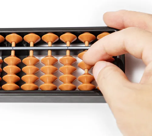 Vista 4 de Digital Standard Abacus-7.0 in-Calculadora profesional de soroban de 11 columnas (herramienta funcional y educativa)