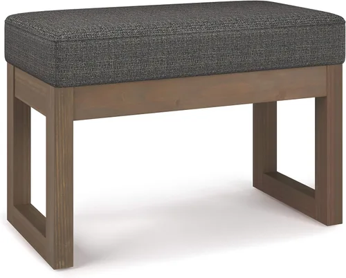 Vista 28 de SIMPLIHOME Milltown - Reposapiés rectangular (26.0 in de ancho) contemporáneo