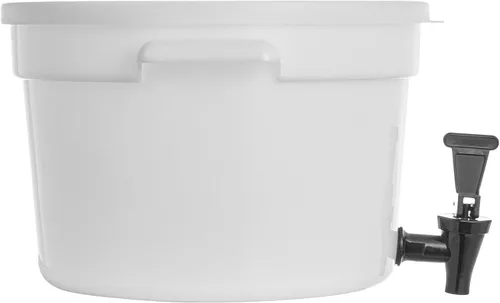 Vista 4 de VEVOR Dispensador de bebidas, 3 galones *2 dispensadores de bebidas para fiestas, dispensador de jugo de plástico con llave y tapa, dispensador