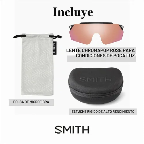 Vista 5 de SMITH Ruckus - Lentes de sol deportivos de alto rendimiento para correr, ciclismo, MTB y más, para hombres y mujeres