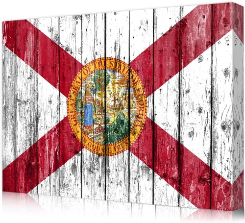Vista 14 de DECORARTS - Arte de pared enmarcado con bandera de los Estados Unidos. Impresiones giclée en lienzo para decoración de pared. Total