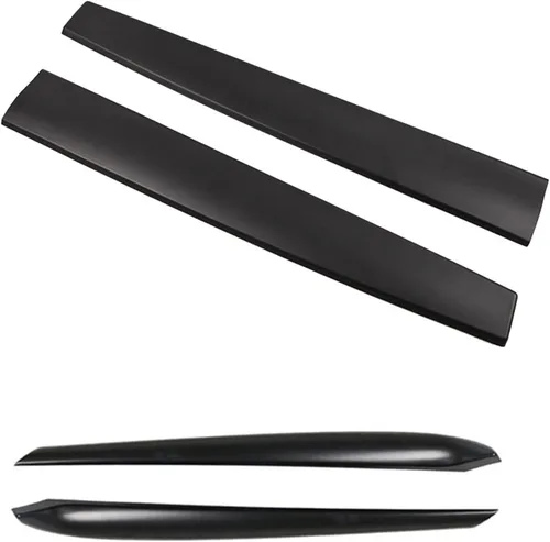 Vista 5 de Cubierta de panel de puerta delantera para Tesla Modelo Y y Modelo 3 2020 2021 2022 2023 (negro mate)