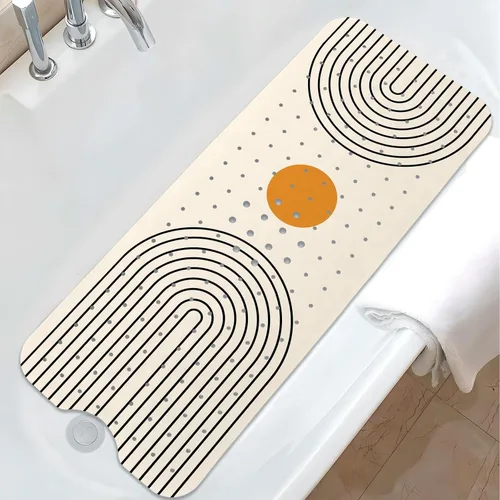 Vista 21 de Tapete de baño de sirena antideslizante, bonito tapete de baño de goma para bañera, tapete de baño para niños y niñas pequeñas, tapete de ducha