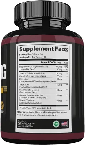 Vista 5 de Ultra VigorLong Suplemento Fórmula Avanzada, Ultra Vigor Long para Hombres, Cápsulas Ultra Vigorlong, 180