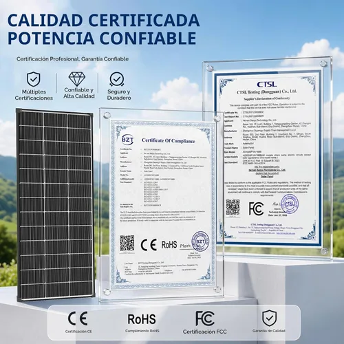 Vista 5 de 200 Watt Solar Panels N-Type 18BB Solar Panel 25.6% High-Efficiency Transparente