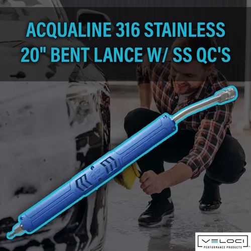 Vista 2 de MTM Hydro Acqualine - Kit de extensión para lavadora a presión, 20 pulgadas, lanza de espuma doblada de grado comercial