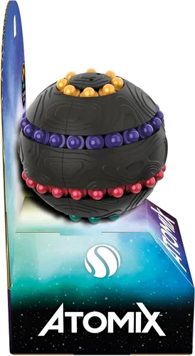 Vista 14 de Hasbro Gaming Atomix - Juego para niños, adolescentes y adultos, rompecabezas de bola y juguete para ansiedad, 1 jugador, actividades portátiles