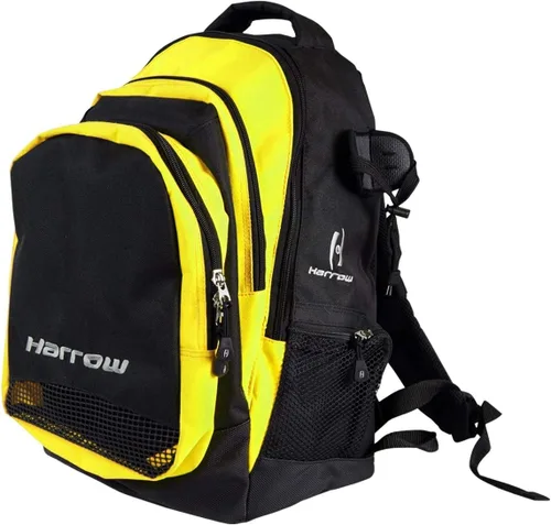 Vista 8 de Mochila para hockey o lacrosse, de la marca Harrow, modelo Elite Gris/Negro