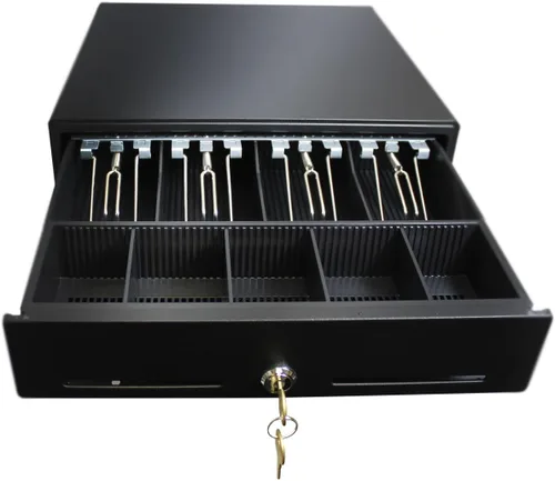 Vista 2 de Adesso Cajón de efectivo POS de 13" con bandeja extraíble MRP-13CD