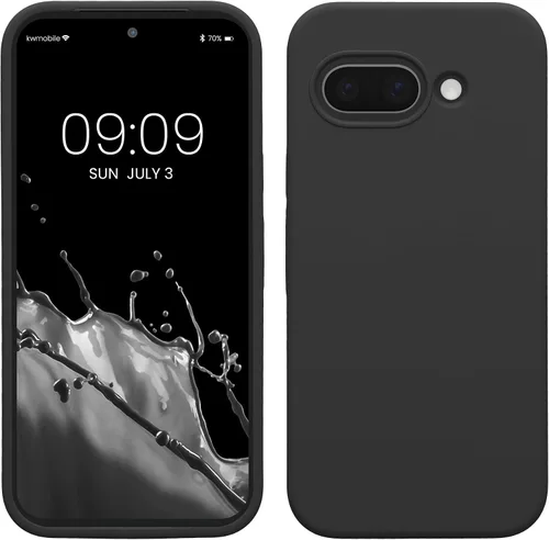 Vista 272 de kwmobile Funda Compatible con Google Pixel 6 Pro - Funda de Teléfono de Silicona TPU con Acabado Suave - Azul Caribe