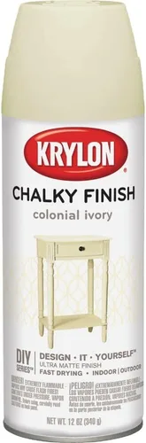 Vista 3 de Krylon K04104007 Pintura en aerosol de acabado mate, gris anvil, 12 onzas