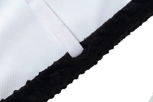 Vista 4 de Funda para cambiador, sábanas suaves para cambiador para bebé, niño y niña, funda para cambiador de pañales para almohadilla de 32"/34" x 16" Negro