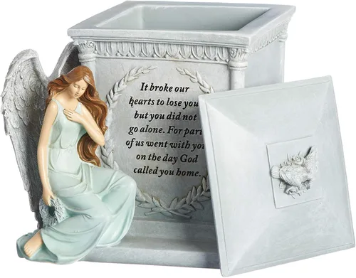 Vista 3 de Roman - Urna para cenizas de 8,5" pulgadas de altura "Forever with the Angels". 48476