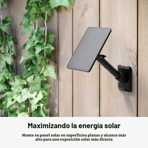 Vista 3 de Holicfun Soporte de pared universal para panel solar para Ring, Eufy, Arlo, Wyze, Reolink y más, brazo de montaje extendido, ajustable en múltiples