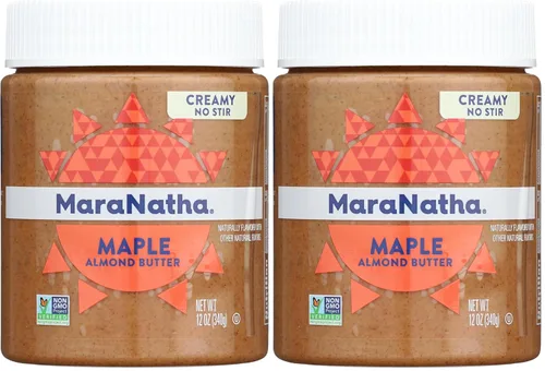 Vista 11 de MaraNatha Mantequilla cremosa de almendras de vainilla tostada, sin revuelta, tarro de 12 onzas
