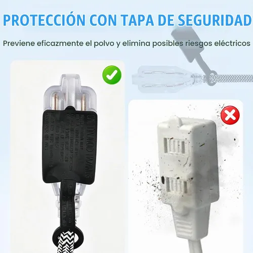 Vista 6 de Cable de extensión trenzado calibre 16, 15 pies, 2