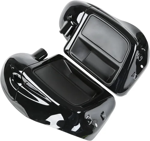 Vista 2 de XMT-MOTO Carenado inferior ventilado de pierna refrigerado por aire con altavoces y rejillas de 6.5 pulgadas para modelos Harley Touring Road King