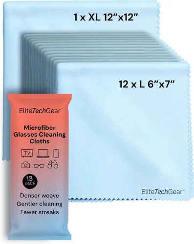 Vista 11 de Elite Tech Gear Kit de Cuidado Óptico, de Pantalla y Lentes - Aerosol de 3 Piezas (2x4oz+1oz) con 2 Paños de Microfibra - Solución para Anteojos Sin