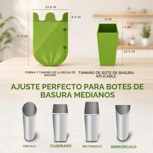 Vista 5 de ANECO Bolsas compostables para residuos de alimentos de 13 galones, 50