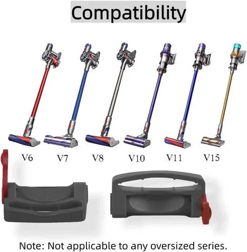 Vista 3 de Paquete de 2 abrazaderas de control de encendido/apagado con botón de encendido, bloqueo de gatillo compatible con Dyson V6 V7 V8 V10 V11 V15