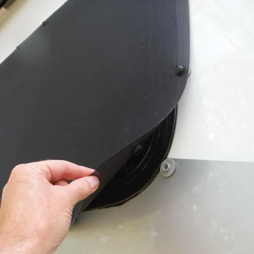 Vista 7 de EZ Snap - Pantallas solares para ventanas exteriores, persianas sin taladro, bricolaje Negro