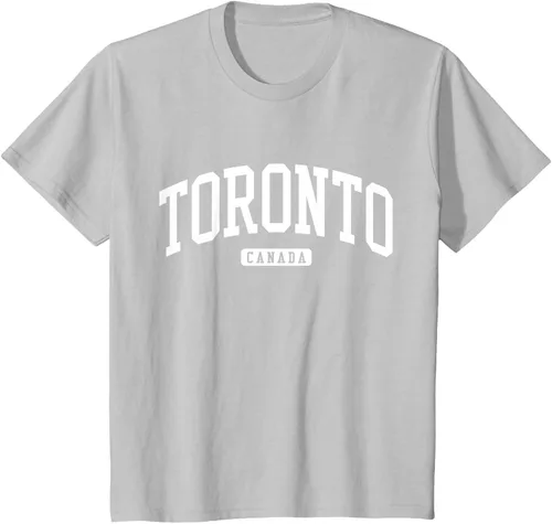 Vista 65 de Camiseta estilo universitario de Toronto Canada, Negro