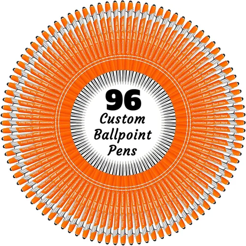 Vista 40 de 12 bolígrafos personalizados a granel, bolígrafos personalizados con grabado personalizado con nombre o texto, regalo ideal de aniversario