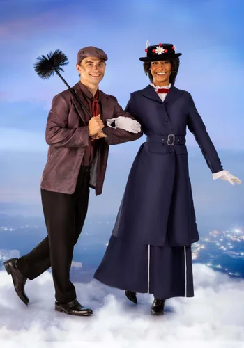 Vista 3 de Disfraz de Bert de Mary Poppins para Adultos Multicolor
