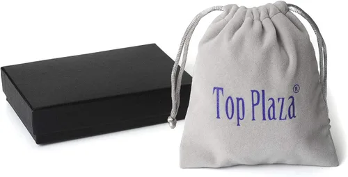 Vista 7 de Top Plaza Reloj de pulsera de cuero para mujer rectangular elegante simple analógico de cuarzo para mujer