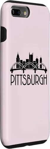 Vista 24 de iPhone 16 Pittsburgh Skyline 412 Steel City Case