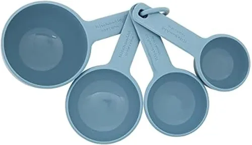 Vista 9 de KitchenAid Tazas medidoras, juego de 4, Aqua Sky (paquete de 12)