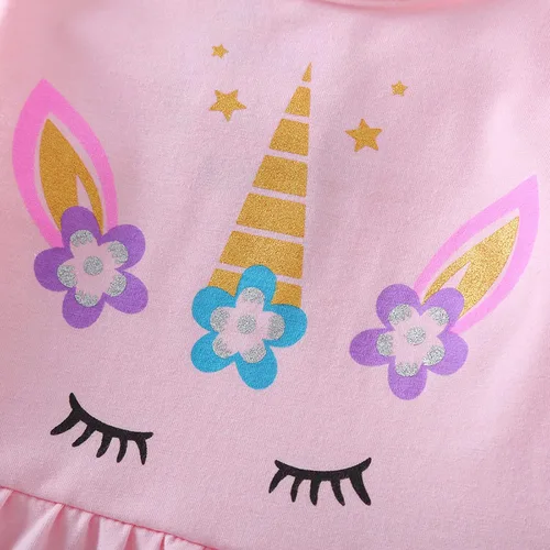 Vista 4 de Conjunto de ropa para niña pequeña, camisas de manga larga y leggings para niñas pequeñas