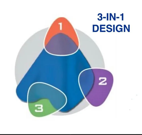 Vista 2 de Herramienta de auto-masaje para el dolor de cuello, espalda y cuerpo completo – Diseño fisioterapeuta, alivio específico 3 en 1, premium y portátil