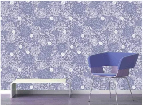Vista 39 de 45 diseños de papel/mural para pared largo estampado