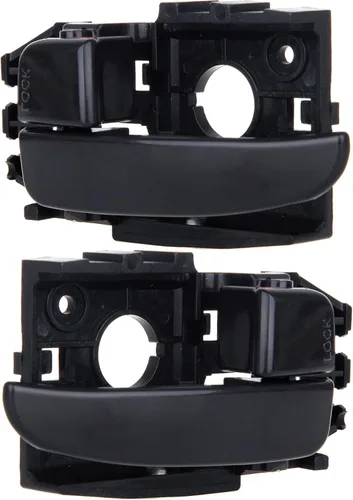 Vista 9 de ECCPP Manijas de puerta interior interior interior del lado del pasajero para Hyundai Elantra 2001 2002 2003 2004 2005 para Hyundai Elantra negro